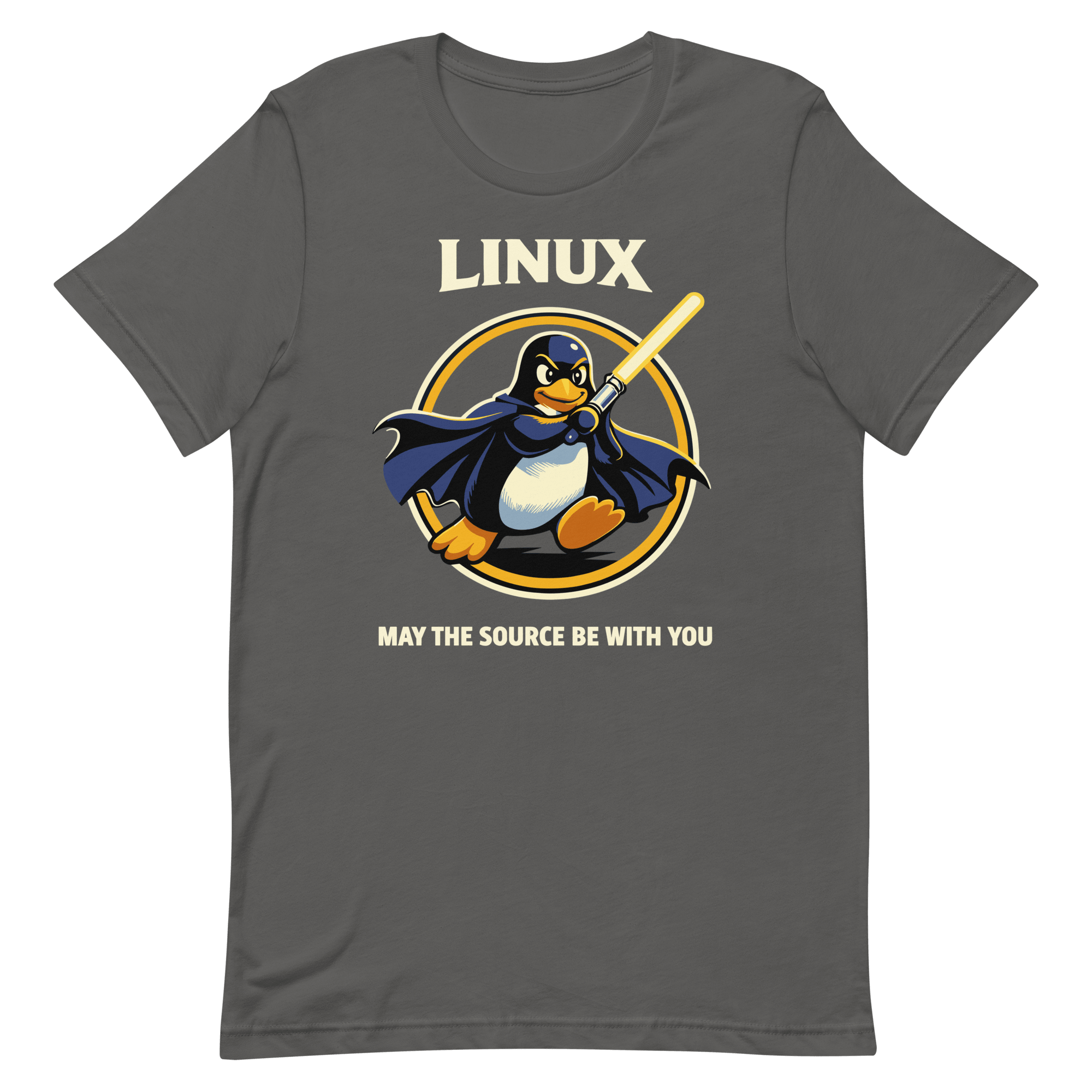 Source Be With You cartoon full - search Linux May The Source Be With You linux - Developer T-shirt - techmerch.io