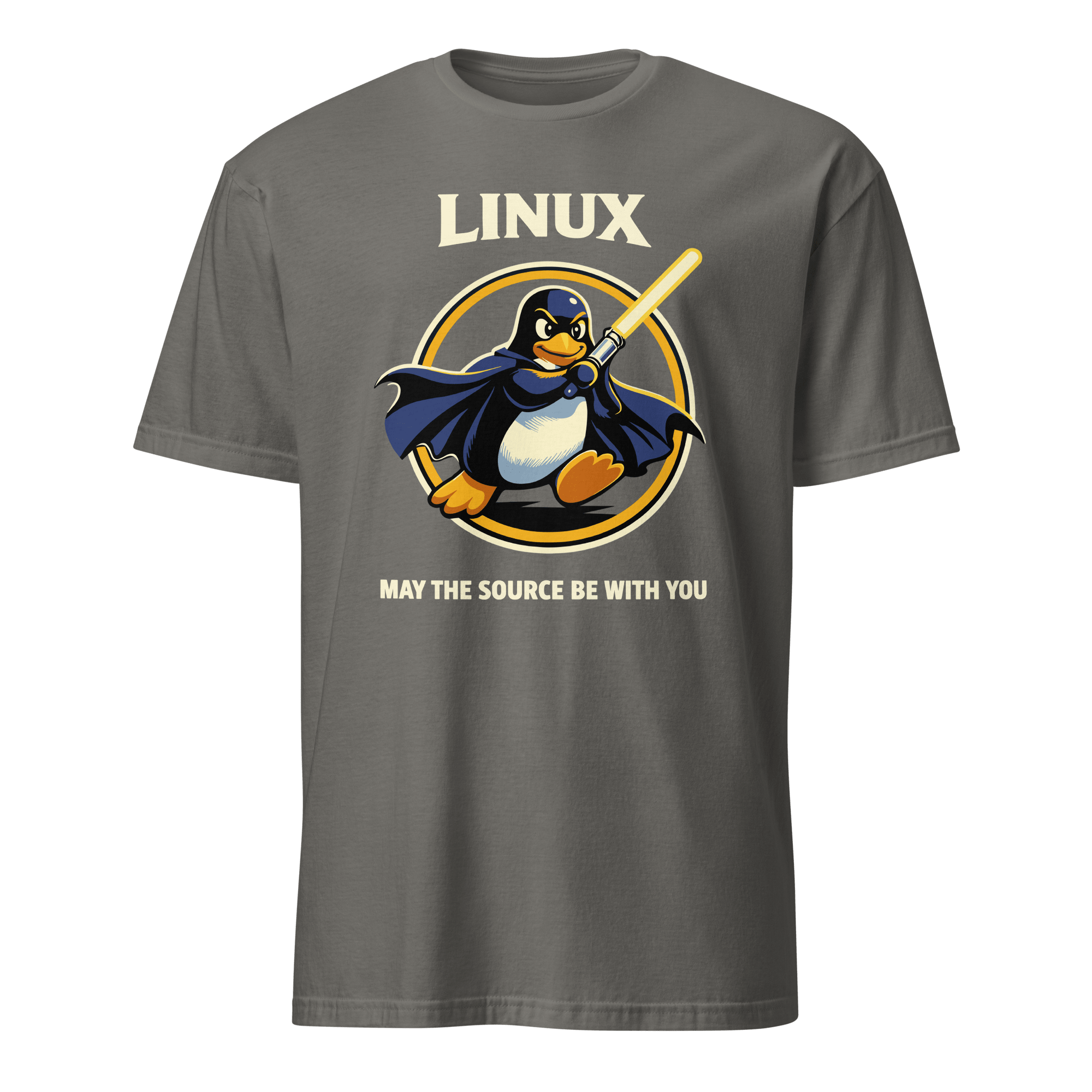 Source Be With You cartoon full - search Linux May The Source Be With You linux - Developer T-shirt - techmerch.io