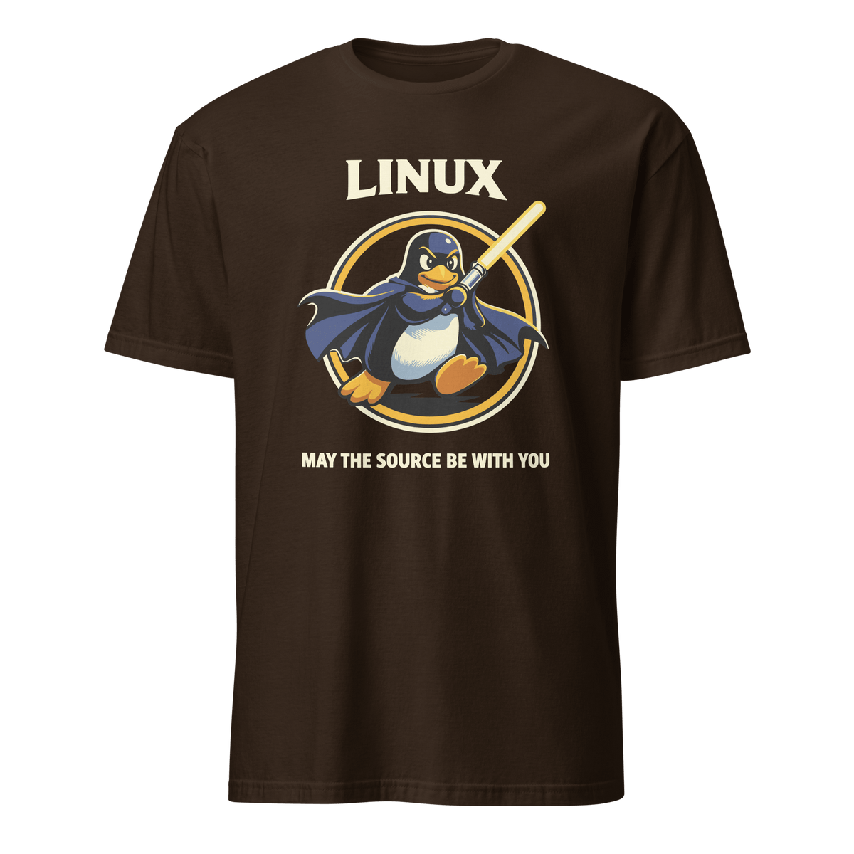 Source Be With You cartoon full-search Linux May The Source Be With You linux - Developer T-shirt - techmerch.io