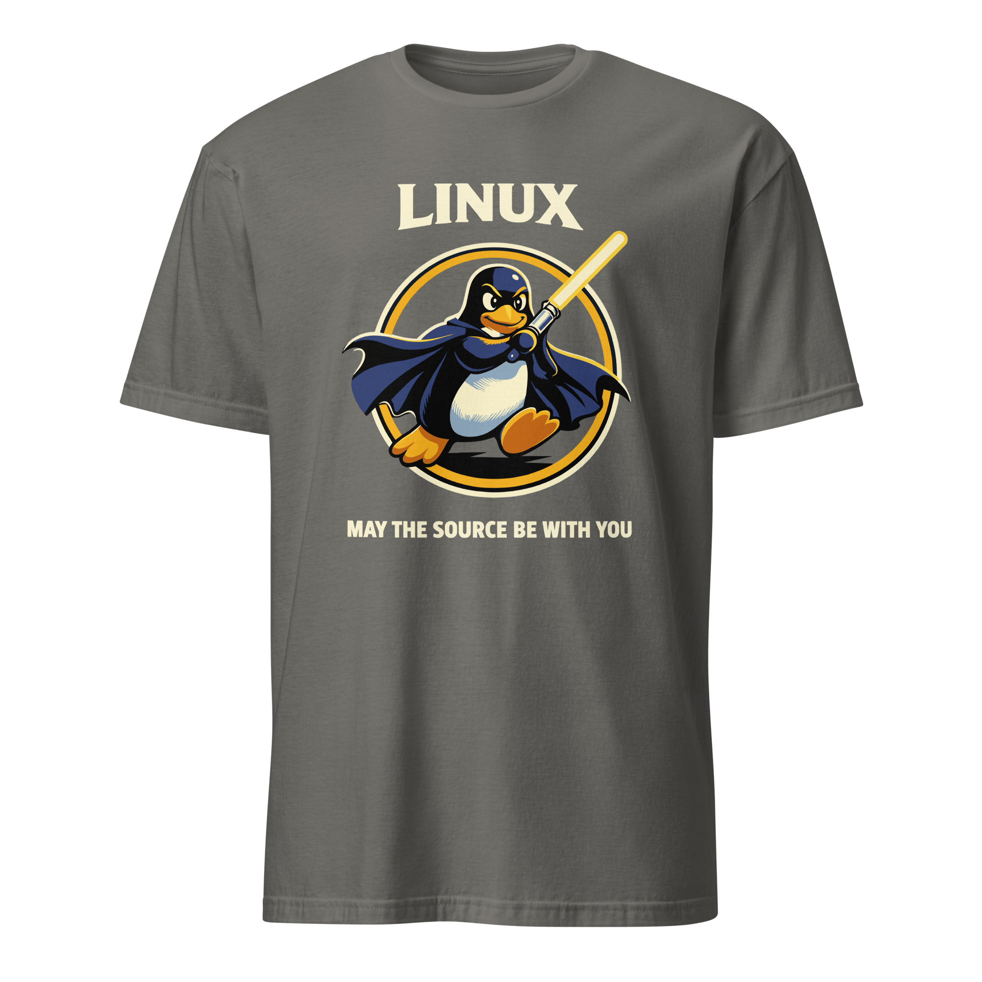 Source Be With You cartoon full-search Linux May The Source Be With You linux - Developer T-shirt - techmerch.io