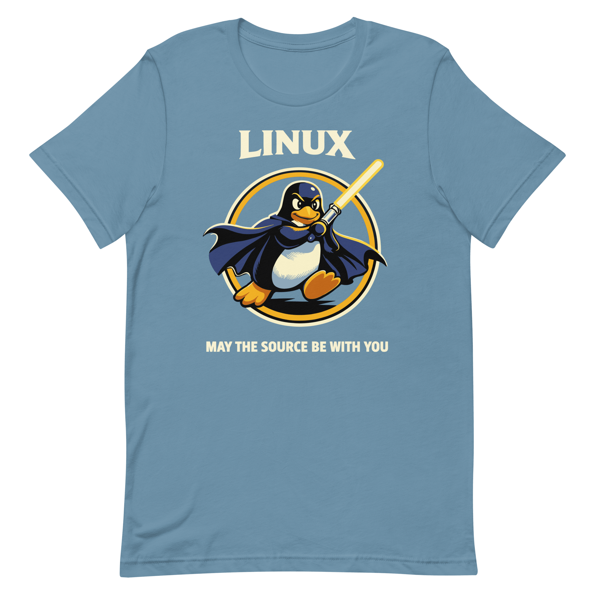 Source Be With You cartoon full - search Linux May The Source Be With You linux - Developer T-shirt - techmerch.io
