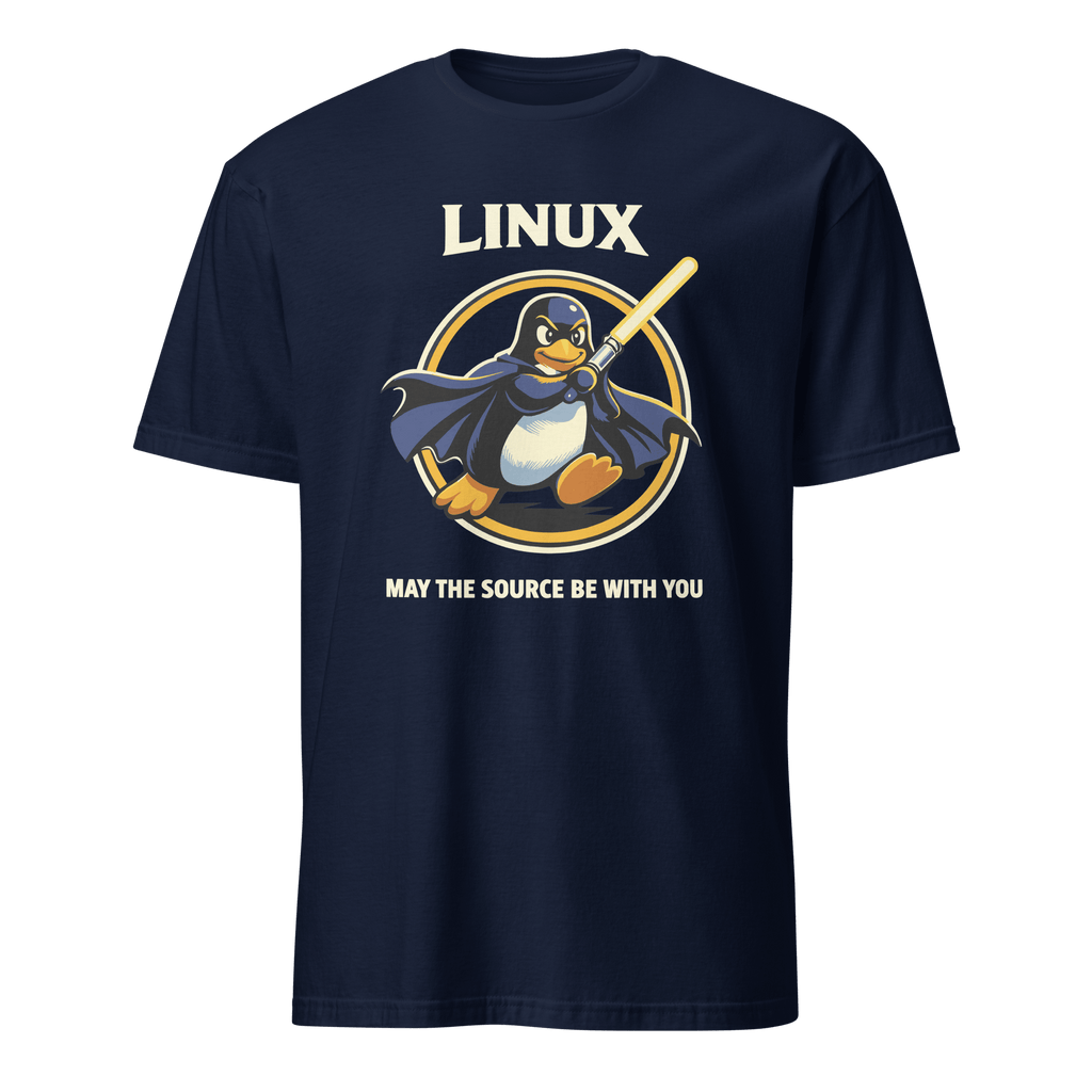 Source Be With You cartoon full-search Linux May The Source Be With You linux - Developer T-shirt - techmerch.io
