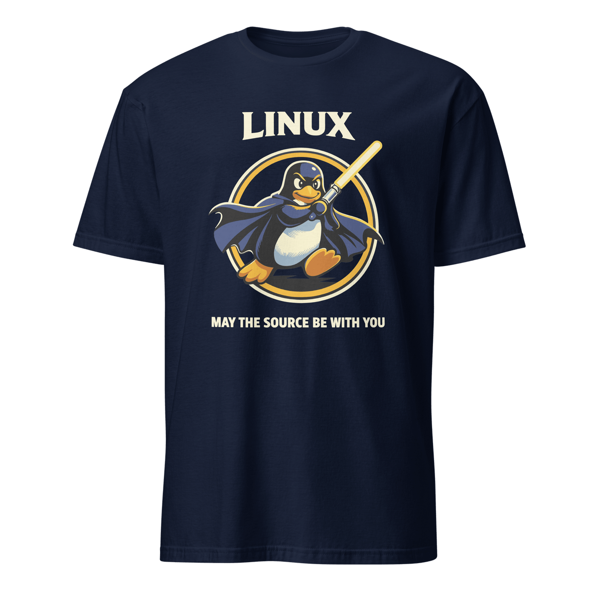 Source Be With You cartoon full-search Linux May The Source Be With You linux - Developer T-shirt - techmerch.io