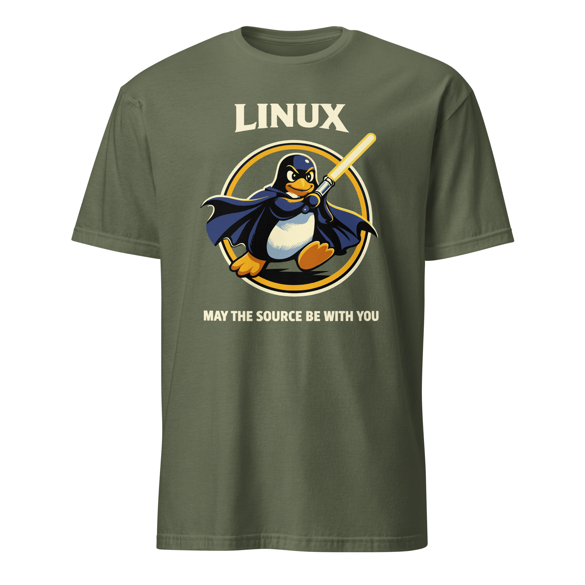Source Be With You cartoon full - search Linux May The Source Be With You linux - Developer T-shirt - techmerch.io