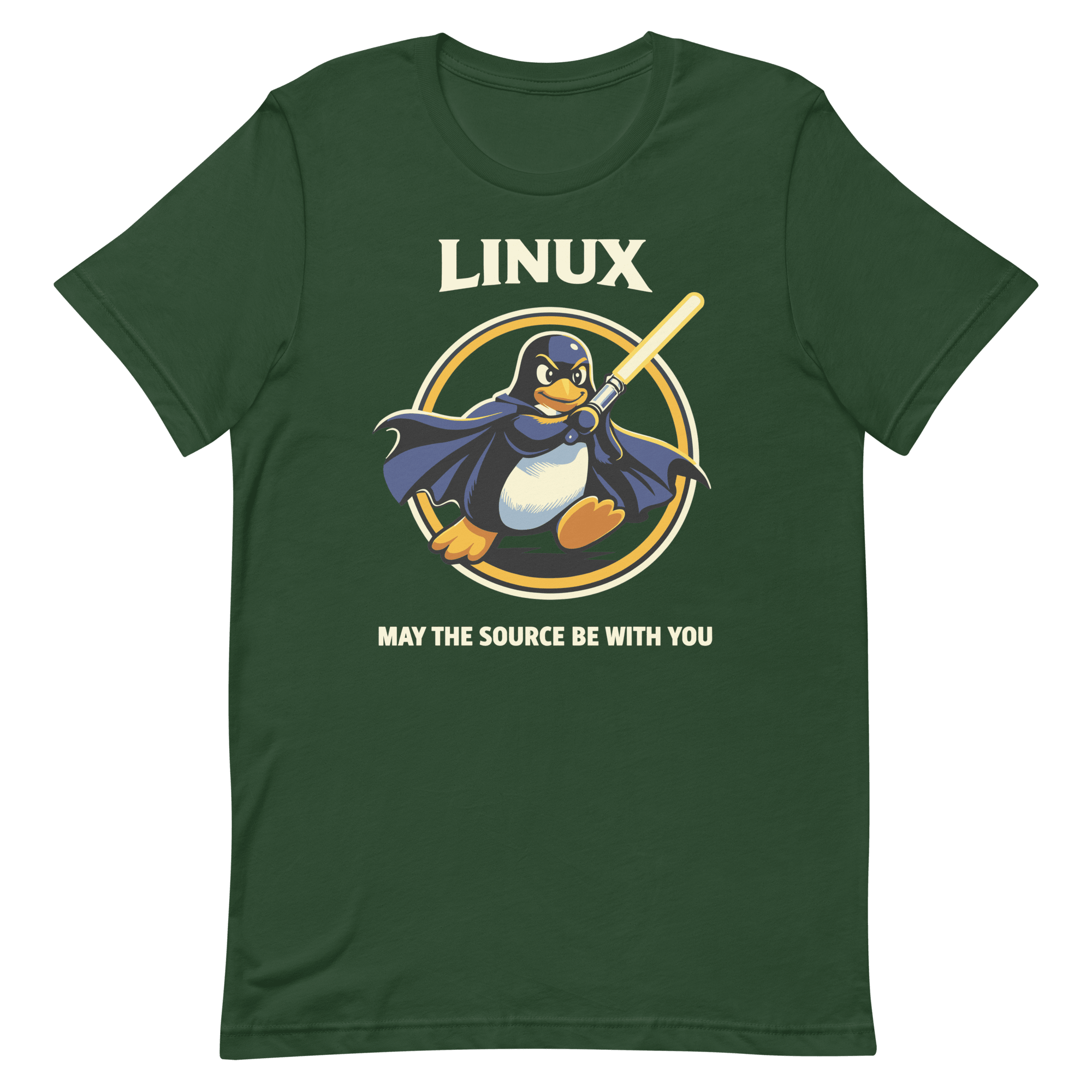 Source Be With You cartoon full - search Linux May The Source Be With You linux - Developer T-shirt - techmerch.io