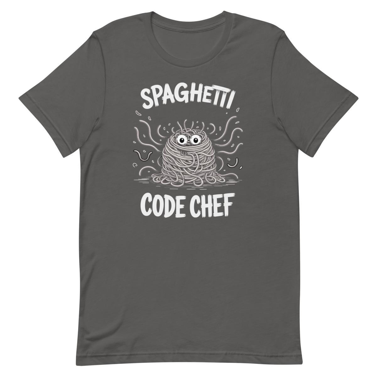 Spaghetti Code Chef cartoon developer funny - Developer T-shirt - techmerch.io