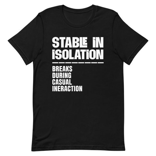 Stable Till Interacted debugging developer relatable - Developer T-shirt - techmerch.io