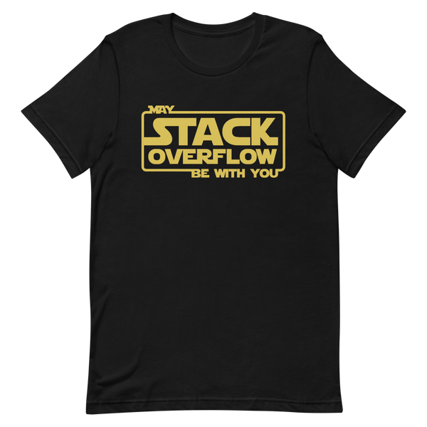 Stack Overflow Force coding developer funny - Developer T-shirt - techmerch.io
