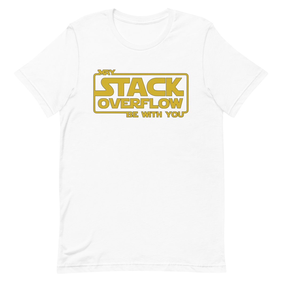 Stack Overflow Force coding developer funny - Developer T-shirt - techmerch.io
