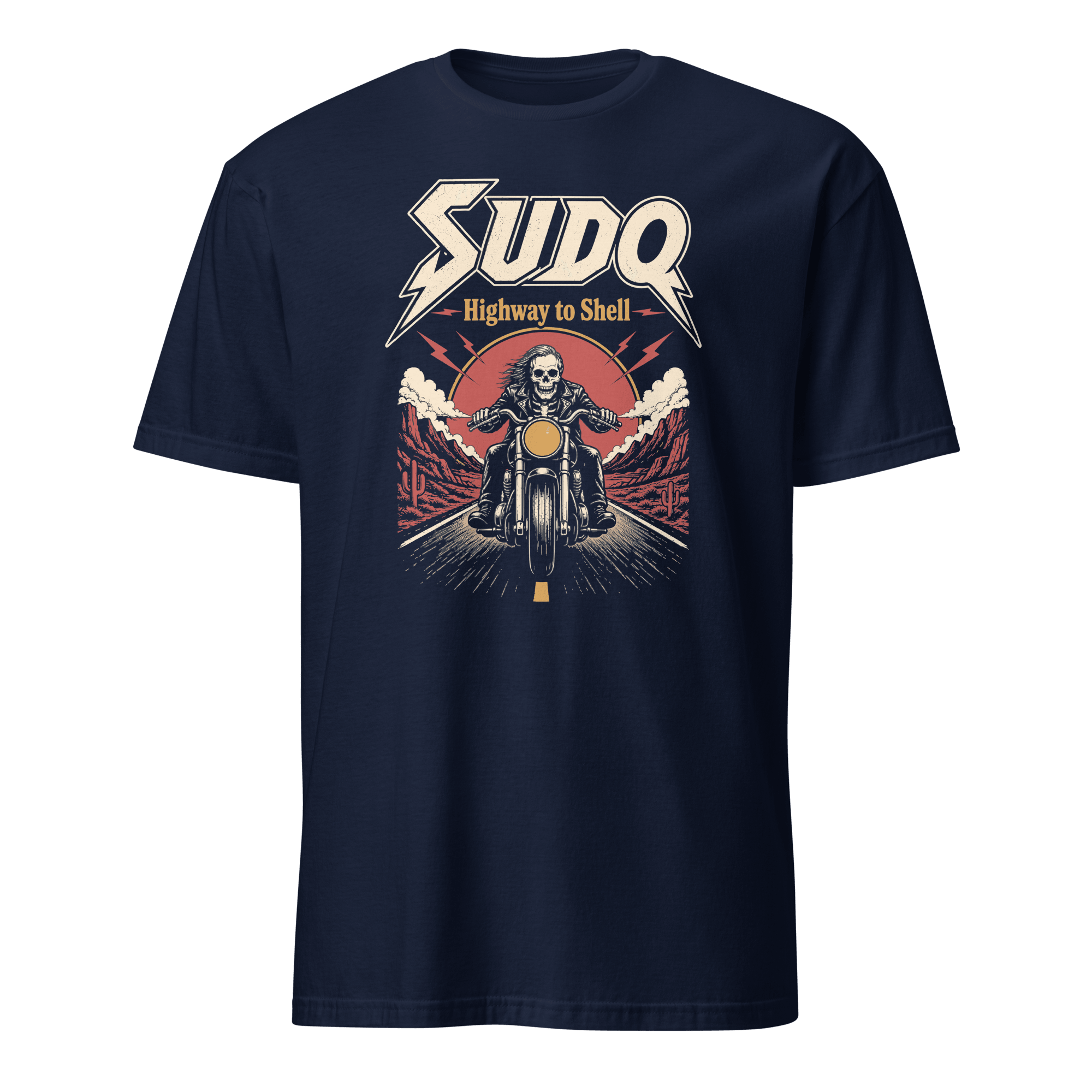sudo Highway to Shell devops linux sarcastic - Developer T-shirt - techmerch.io