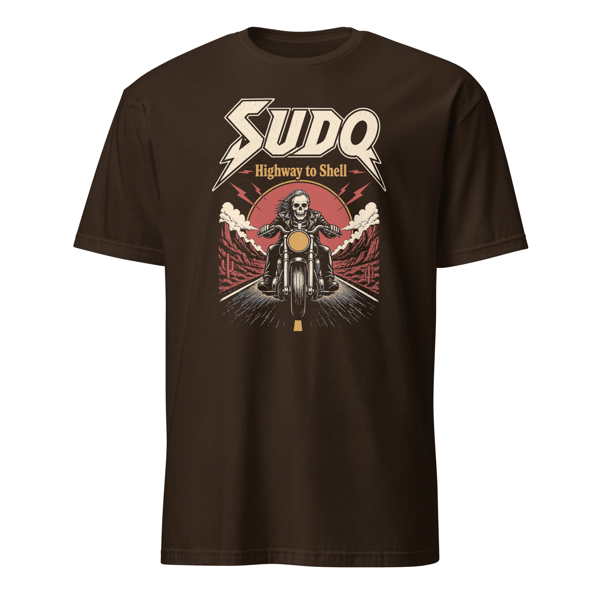 sudo Highway to Shell devops linux sarcastic - Developer T-shirt - techmerch.io