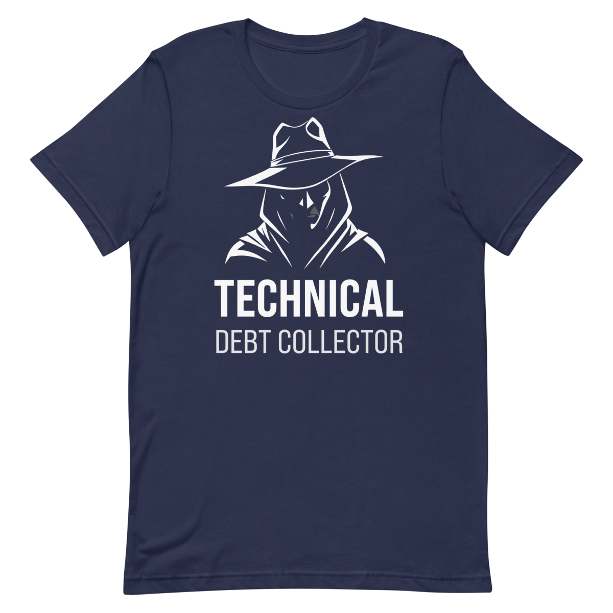 Tech Debt Collector cartoon clever coding - Developer T-shirt - techmerch.io