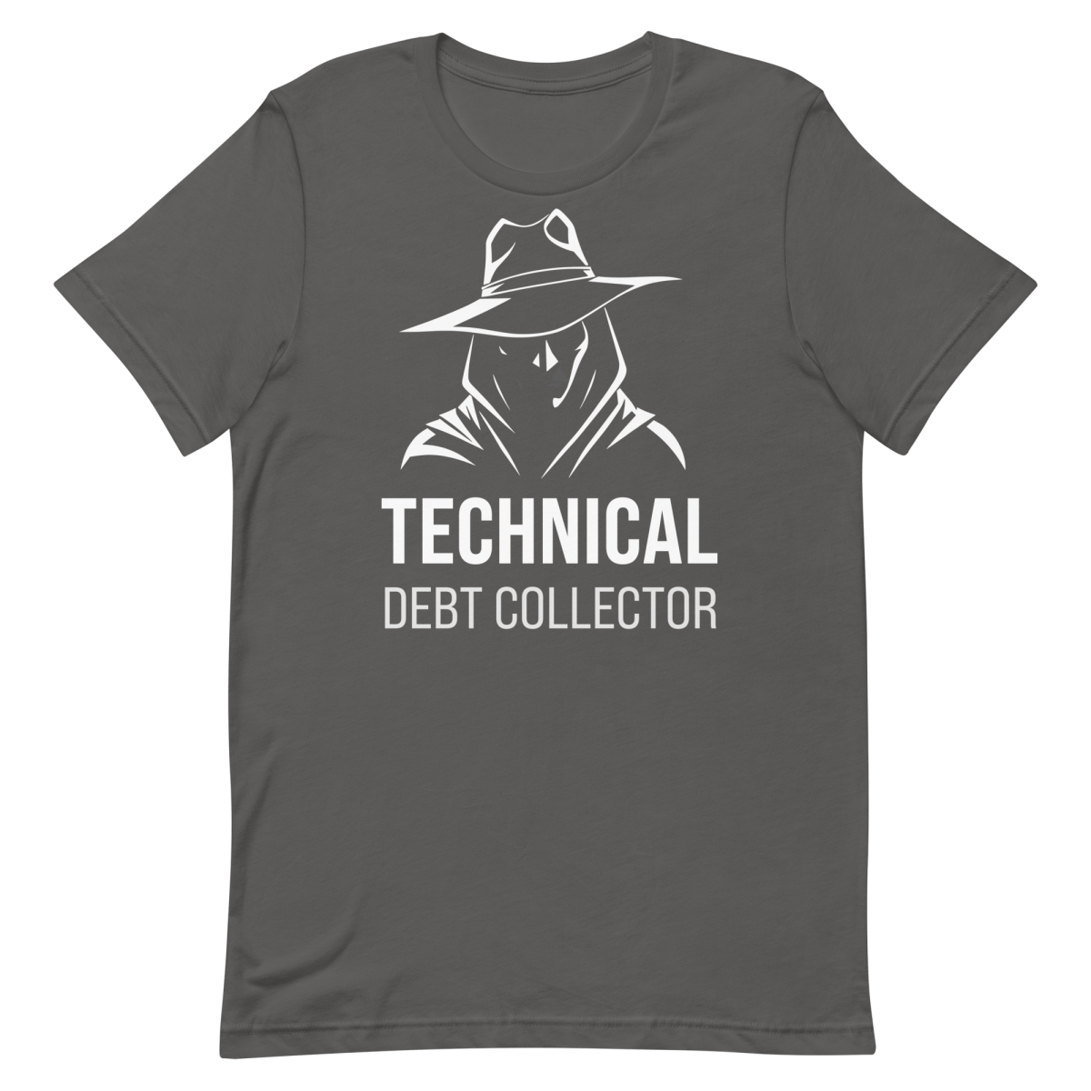 Tech Debt Collector cartoon clever coding - Developer T-shirt - techmerch.io
