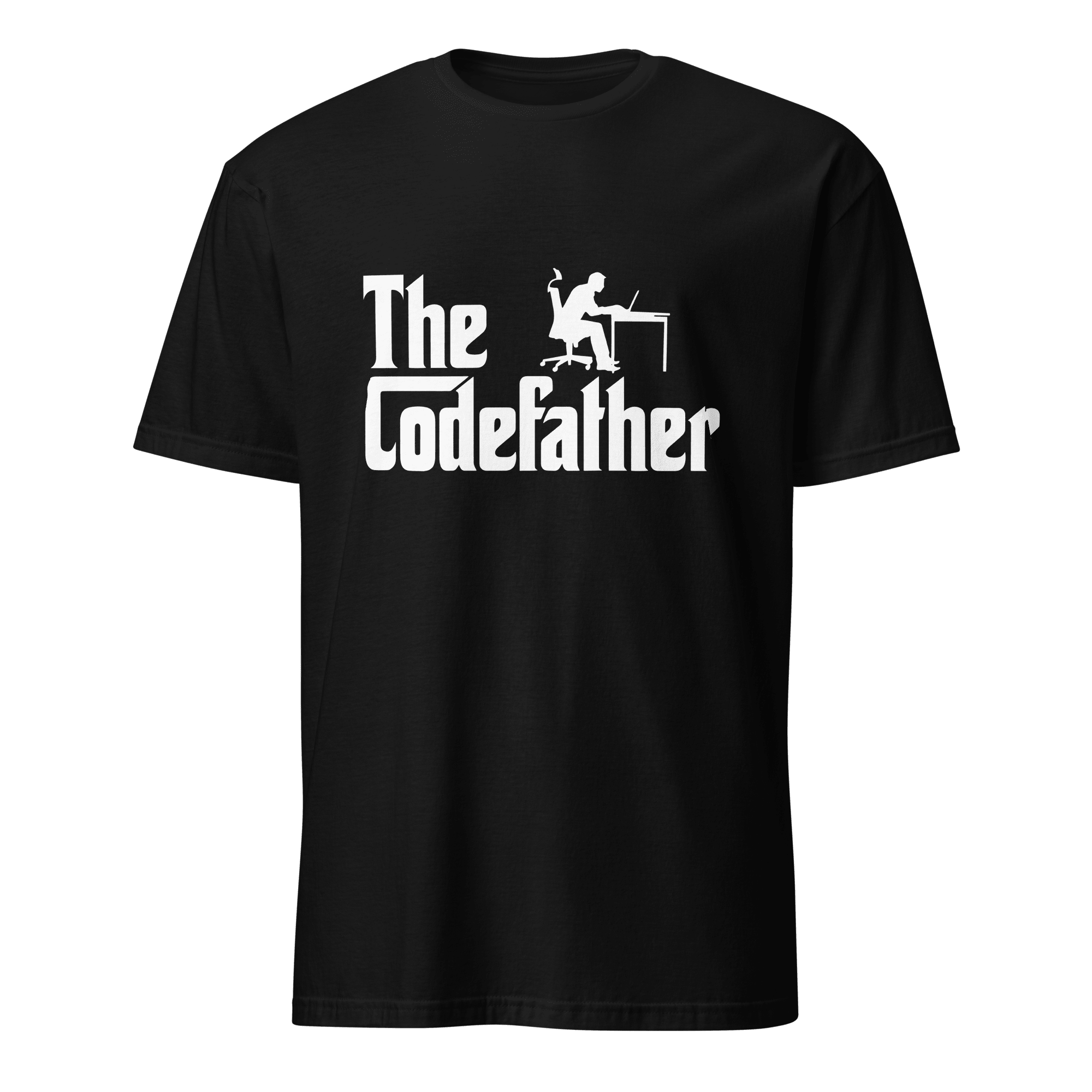 The Codefather cartoon deadpan full - search the codefather - Developer T-shirt - techmerch.io