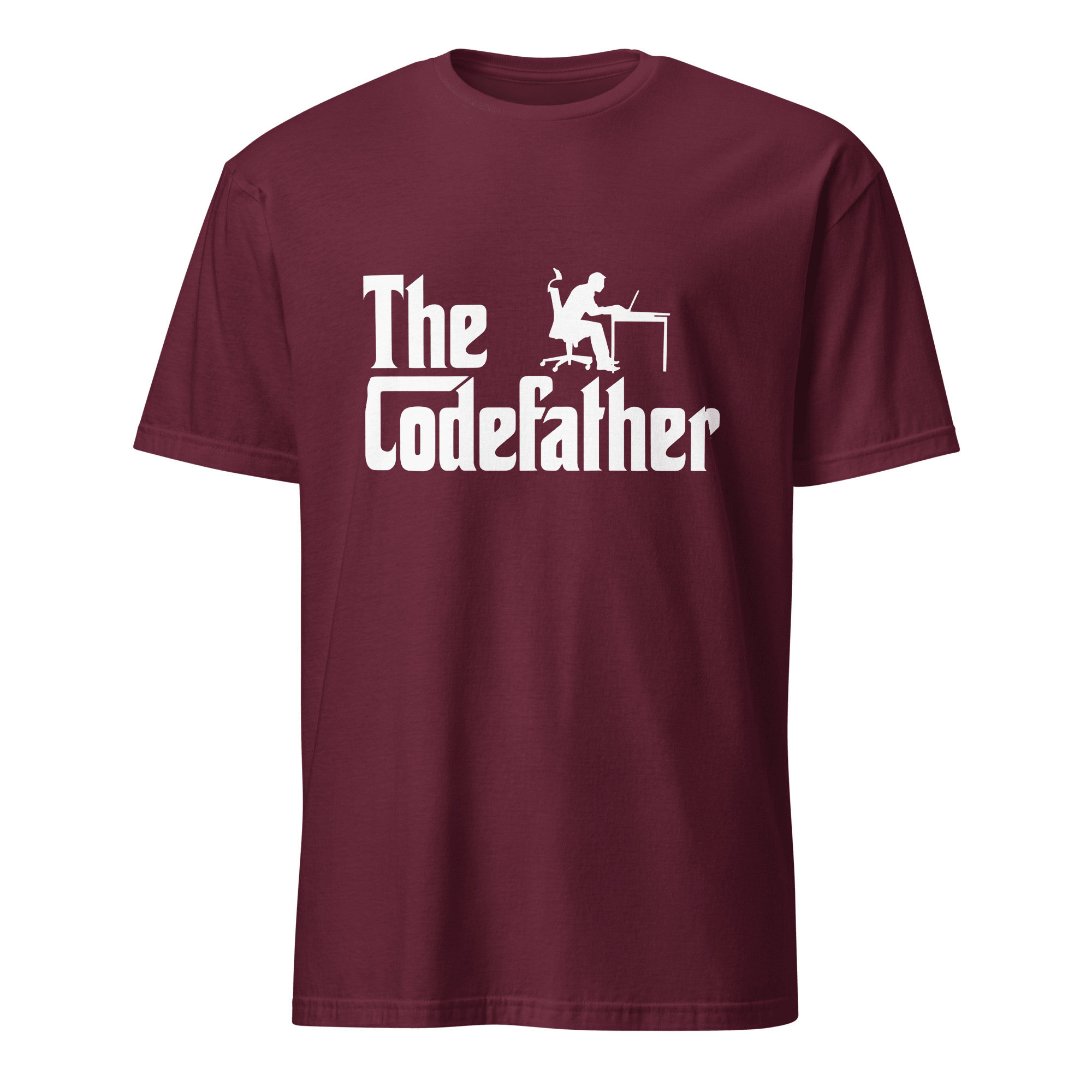 The Codefather cartoon deadpan full - search the codefather - Developer T-shirt - techmerch.io