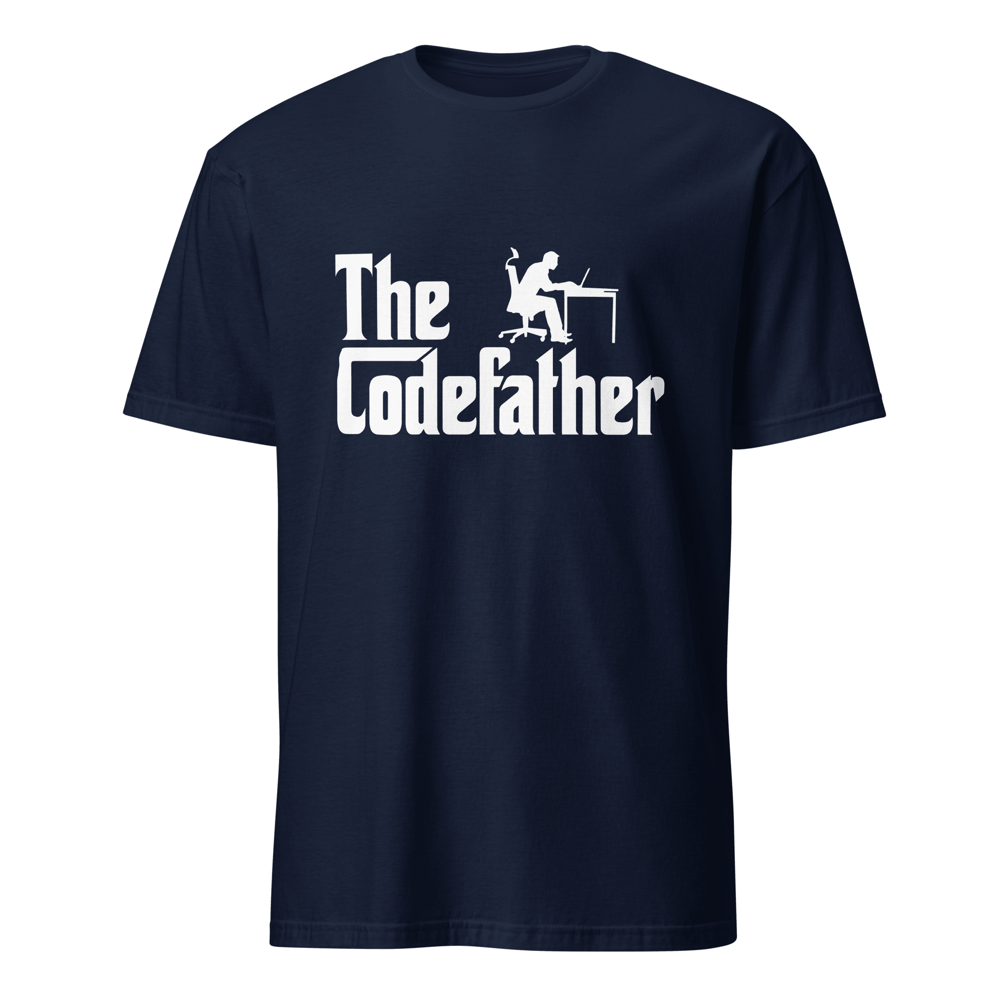 The Codefather cartoon deadpan full - search the codefather - Developer T-shirt - techmerch.io