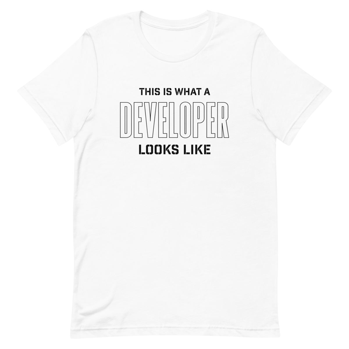 This Is A Developer developer jobtitel relatable - Developer T-shirt - techmerch.io