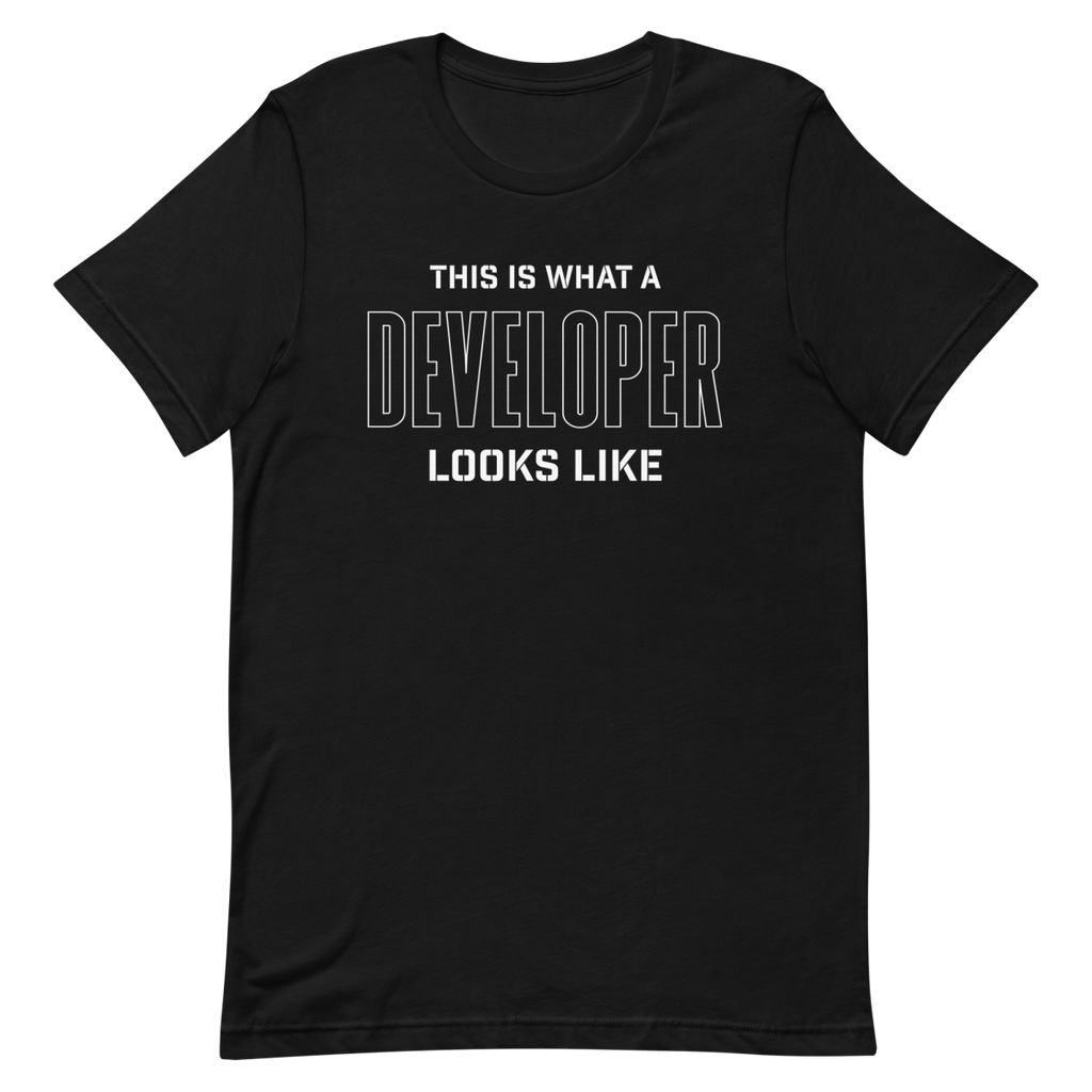 This Is A Developer developer jobtitel relatable - Developer T-shirt - techmerch.io