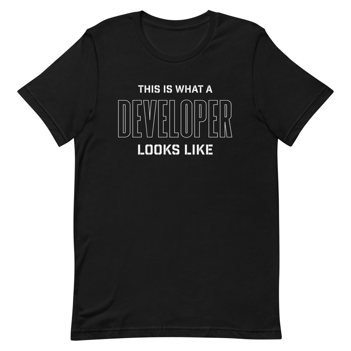 This Is A Developer developer jobtitel relatable - Developer T-shirt - techmerch.io