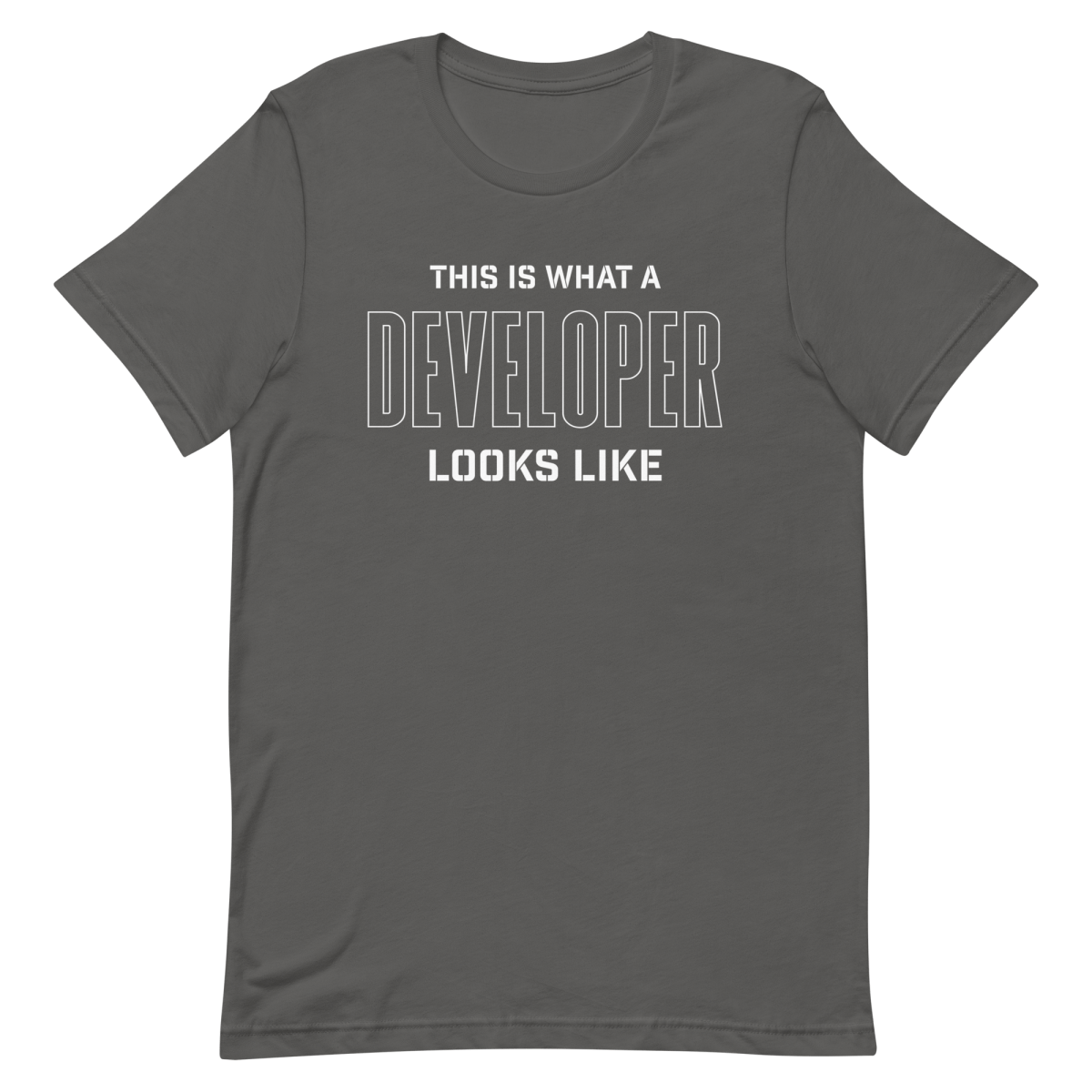 This Is A Developer developer jobtitel relatable - Developer T-shirt - techmerch.io