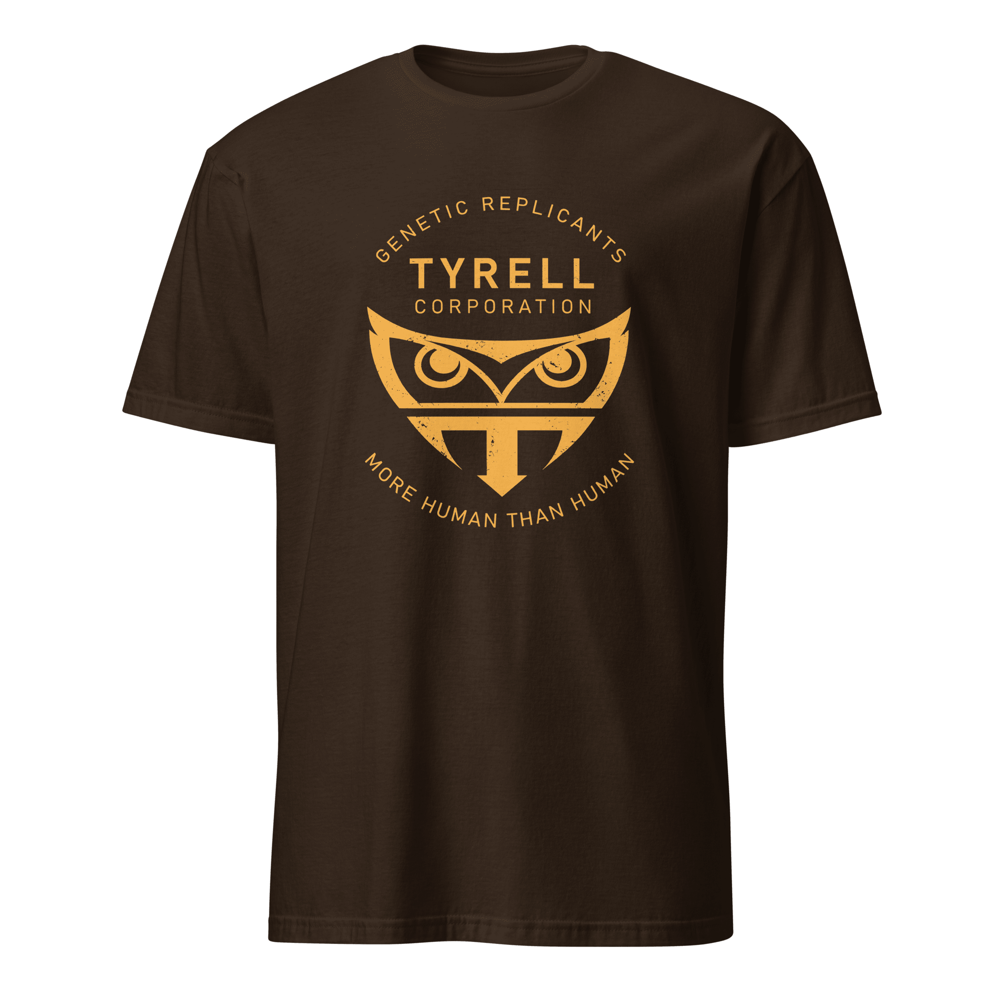 Tyrell More Than Human ai minimalist satire - Developer T-shirt - techmerch.io