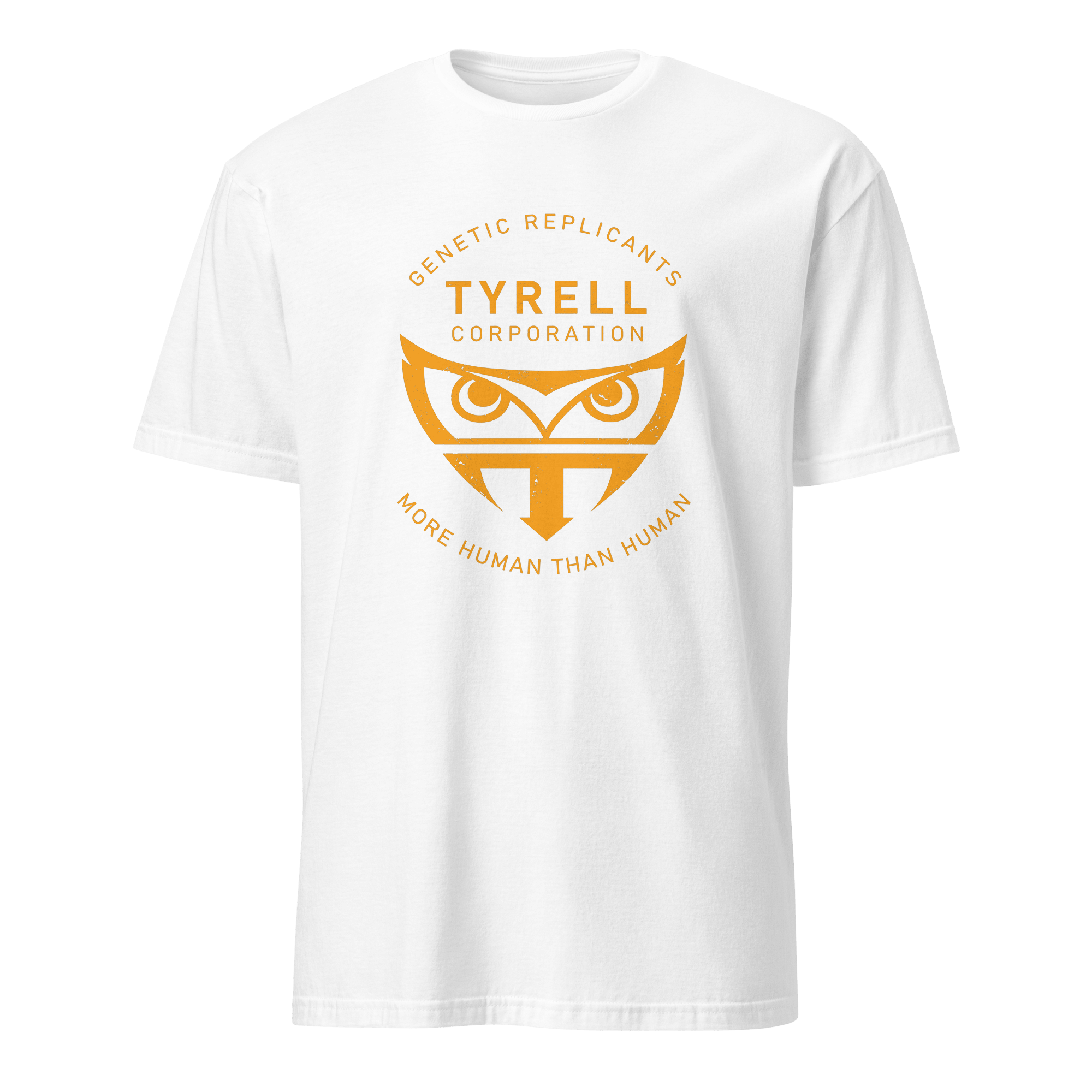 Tyrell More Than Human ai minimalist satire - Developer T-shirt - techmerch.io