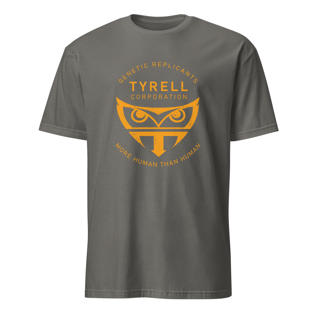 Tyrell More Than Human ai minimalist satire - Developer T-shirt - techmerch.io