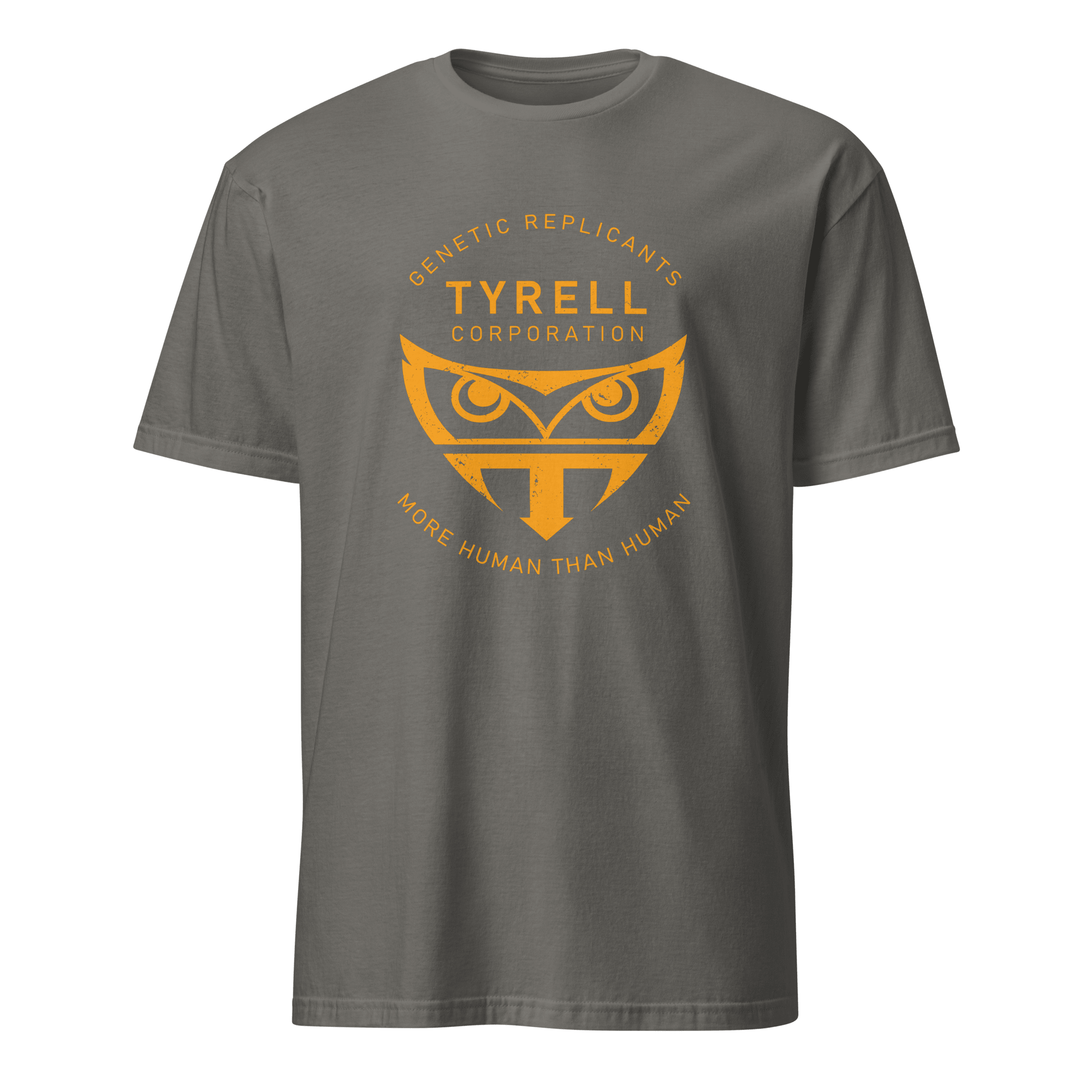 Tyrell More Than Human ai minimalist satire - Developer T-shirt - techmerch.io