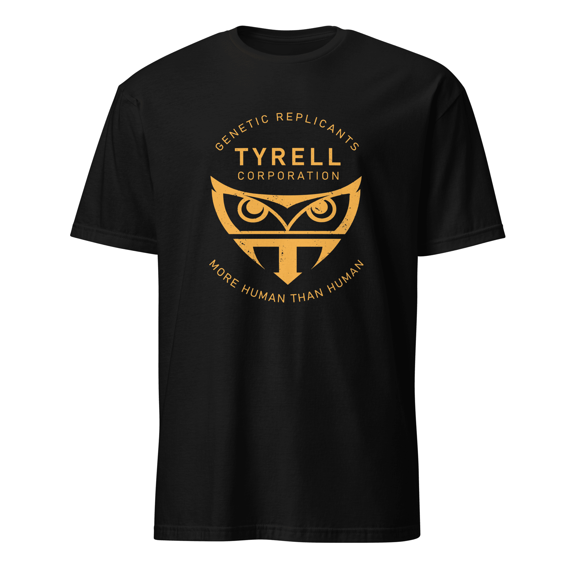 Tyrell More Than Human ai minimalist satire - Developer T-shirt - techmerch.io