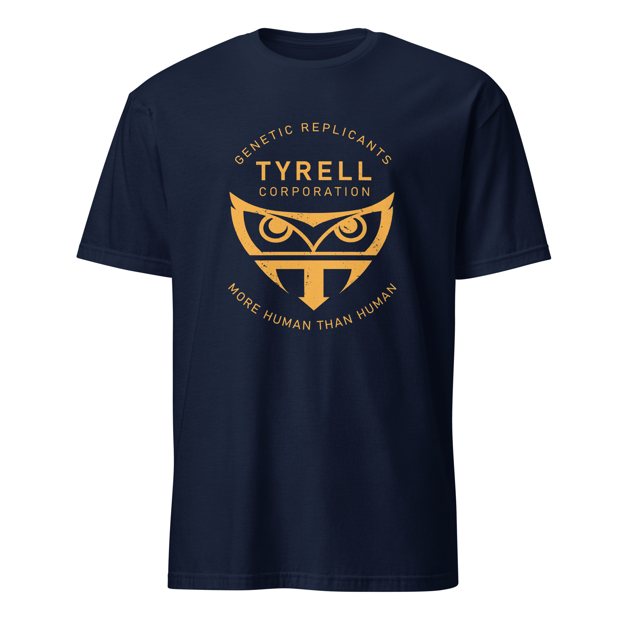 Tyrell More Than Human ai minimalist satire - Developer T-shirt - techmerch.io