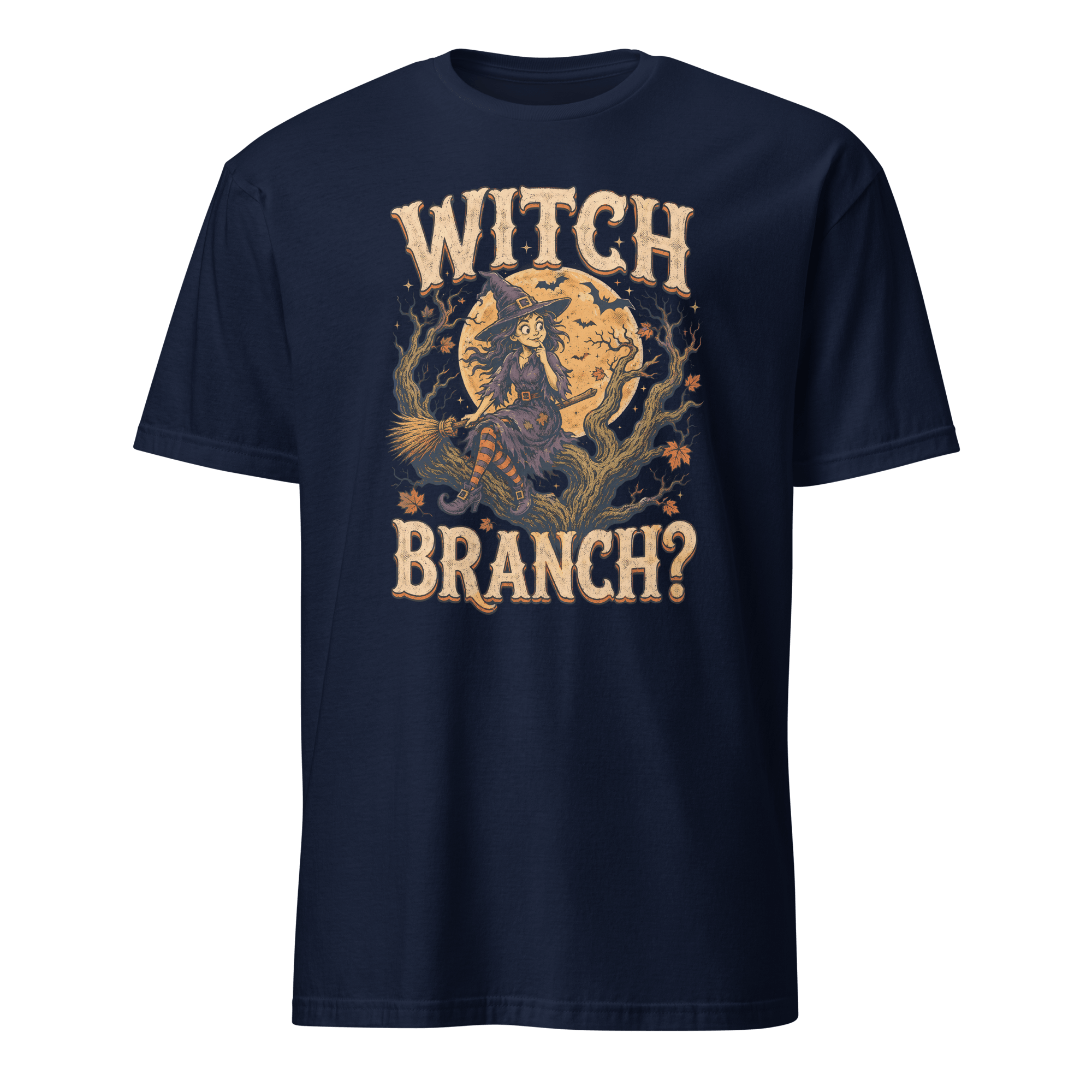 Witch Branch? cartoon deadpan full-search Witch Branch - Developer T-shirt - techmerch.io