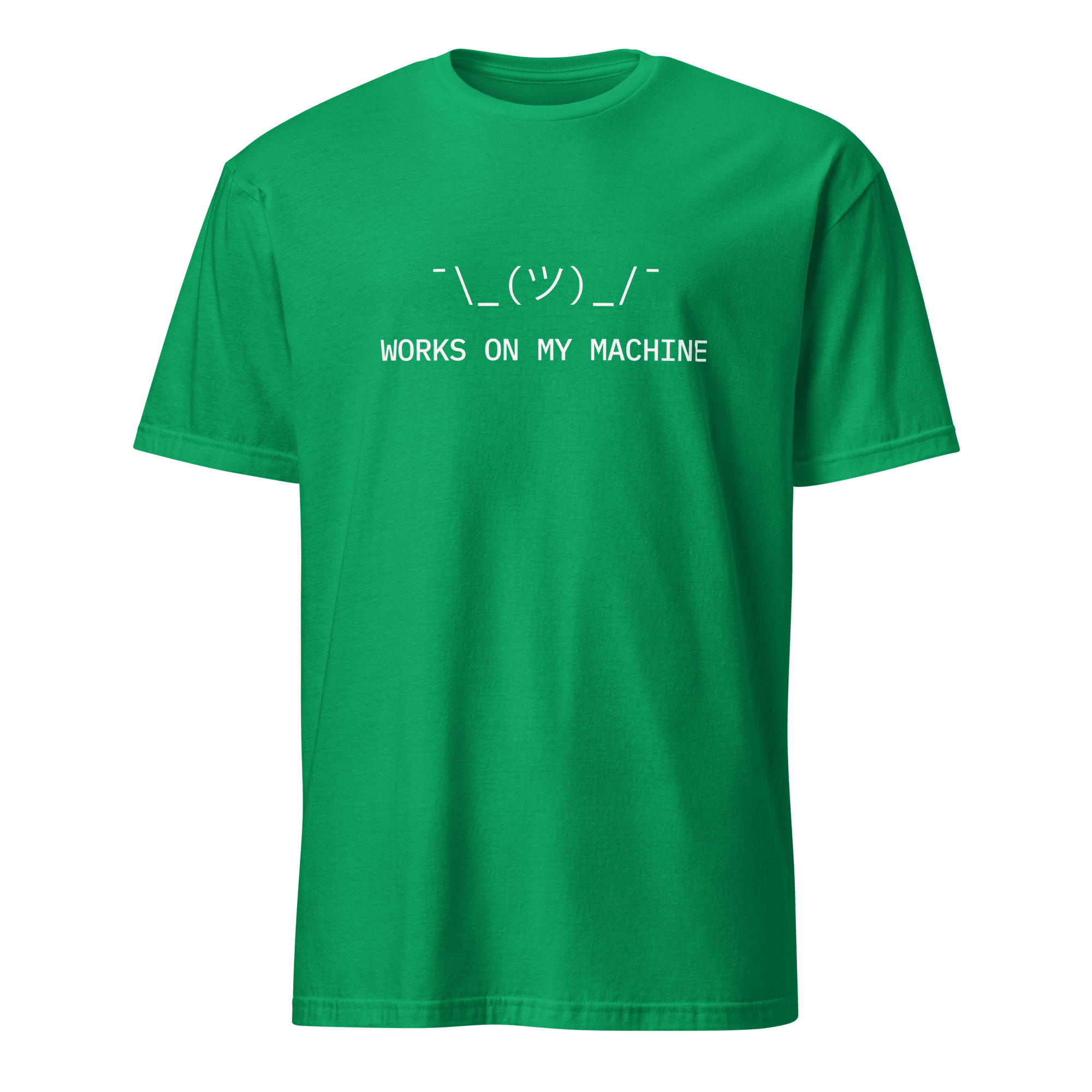 Works On My Machine deployment full - search works on my machine shrug hot - Developer T-shirt - techmerch.io