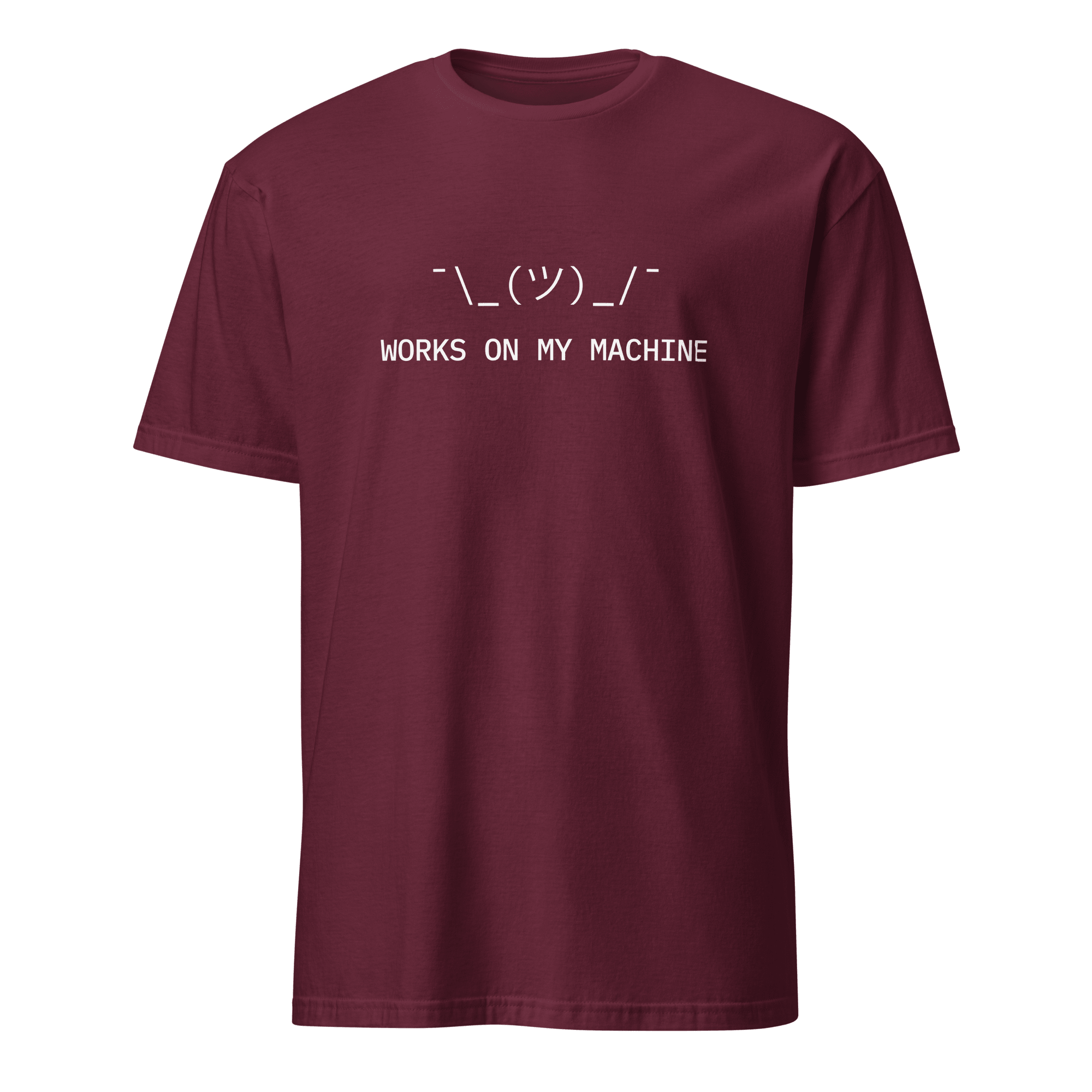 Works On My Machine deployment full - search works on my machine shrug hot - Developer T-shirt - techmerch.io