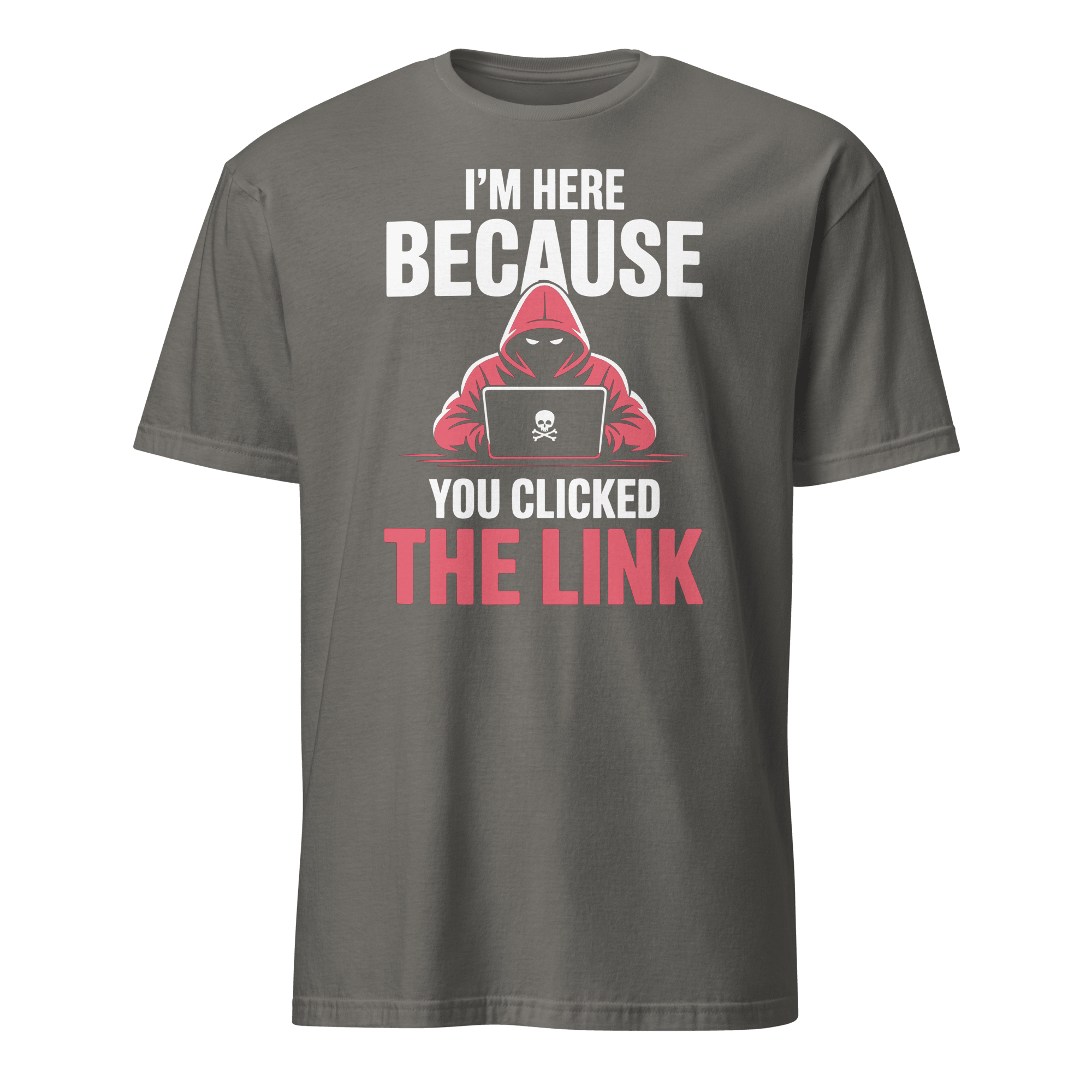You Clicked The Link cartoon full - search im here because you clicked the link hot - Developer T-shirt - techmerch.io
